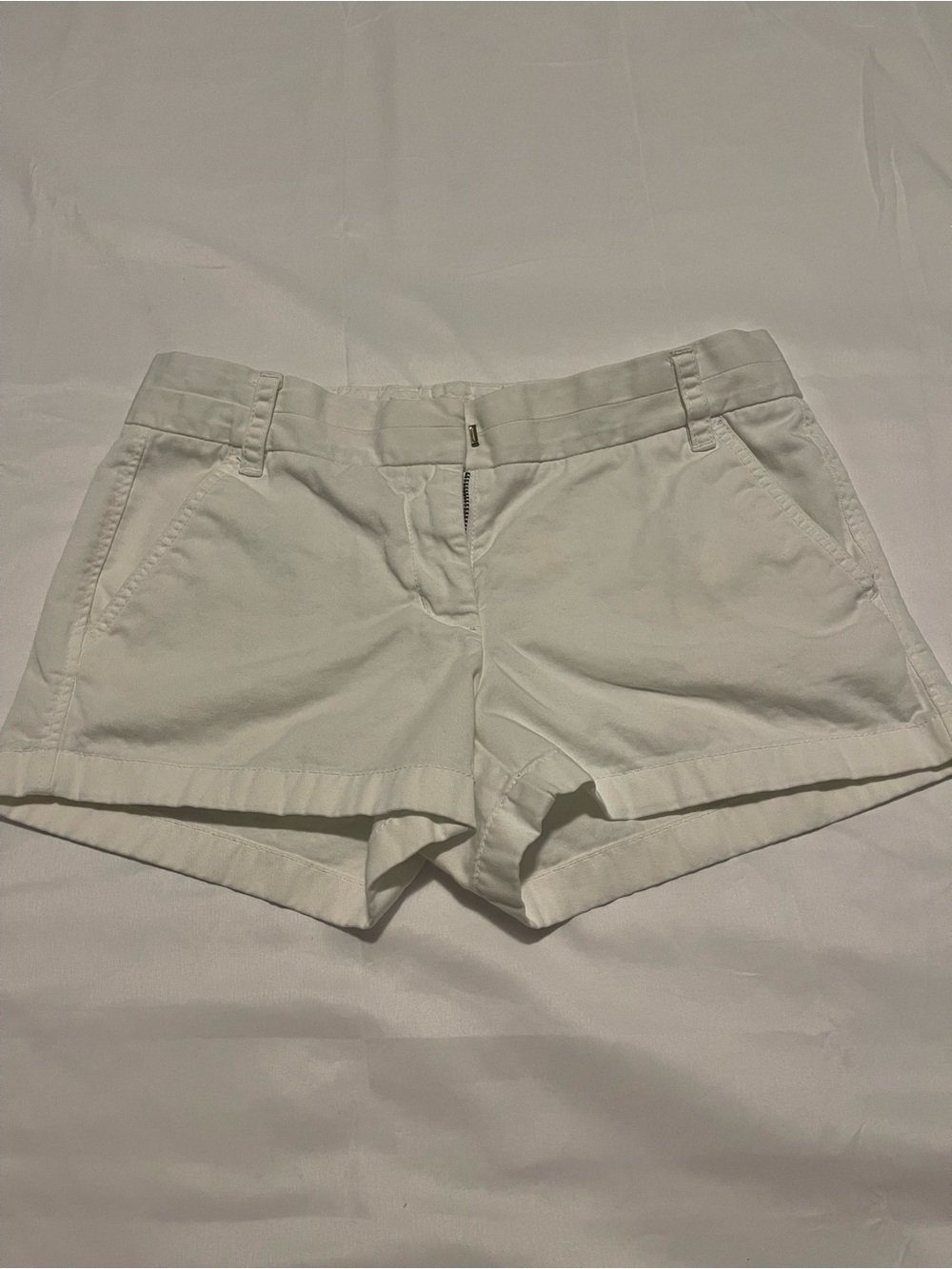 J. Crew Cream Chino Bermuda Shorts